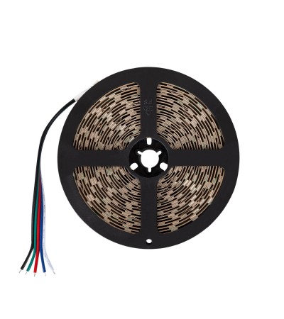 Ruban LED 24V DC 60LED/m RBGW 5m IP20 Largeur 12mm Coupe tous les 10cm - 75820 - vue 8
