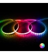 Ruban LED 24V RGBW SMD 60LED/m 5m 12W/m Largeur 12mm Coupe 10cm IP65 - 75807 - vue 1