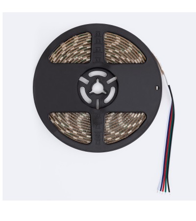 Ruban LED 24V RGBW SMD 60LED/m 5m 12W/m Largeur 12mm Coupe 10cm IP65 - 75807 - vue 7