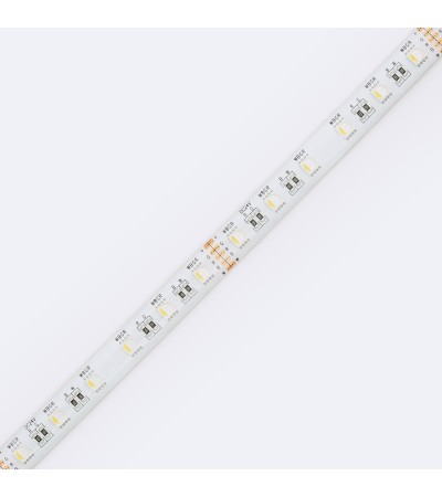 Ruban LED 24V RGBW SMD 60LED/m 5m 12W/m Largeur 12mm Coupe 10cm IP65 - 75807 - vue 8