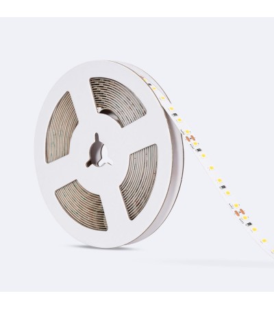 Ruban LED 24V SMD 120 LED/m 5m 10W/m 1000lm/m Largeur 8mm Coupe 5cm IP20