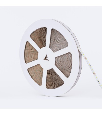 Ruban LED 24V SMD 120 LED/m BOBINE 20m Longue Distance 10W/m 1250lm/m Largeur 10mm Coupe 5cm IP20