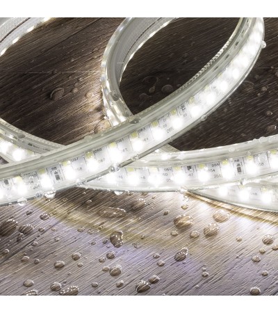 Ruban LED CCT 220V AC 220LED/m IP67 Largeur 15mm Coupe tous les 100cm - 91929 - vue 6