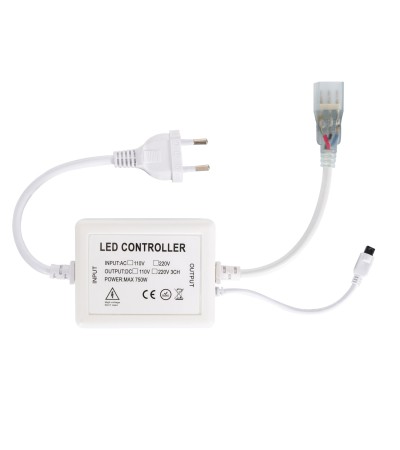 Ruban LED CCT 220V AC 220LED/m IP67 Largeur 15mm Coupe tous les 100cm - 91929 - vue 8