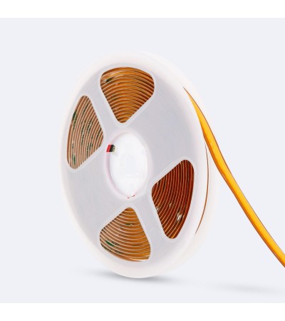 Ruban LED COB 12V DC 528 LED/m 5m IP20 CRI90 Largeur 8mm Freecut