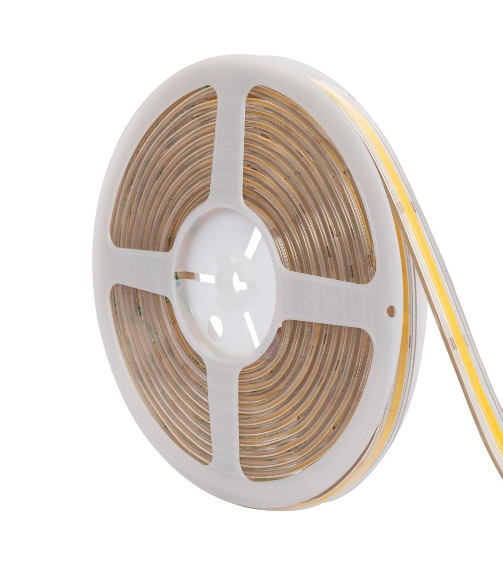 Ruban LED COB 24V DC 320LED/m 5m IP65 CRI90 Expert Color Largeur 10mm Coupe tous les 10cm - 96367 - vue 2