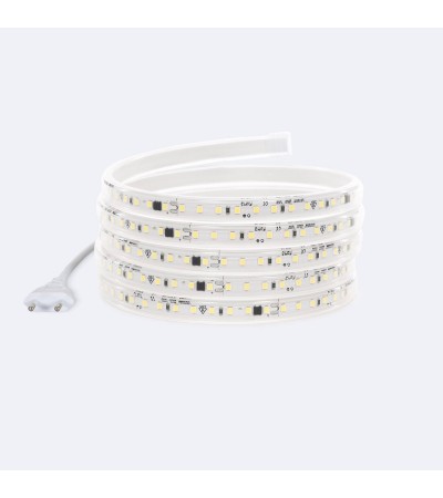 Ruban LED Dimmable 220V SMD2835 Auto-rectificateur 110 LED/m 1150 lm/m Largeur 12 mm IP65 Coupe tous less 10 cm Sur Mesure