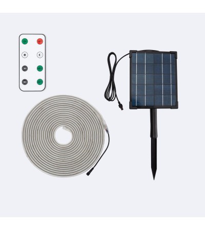 Ruban LED Extérieur Solaire 24V DC SMD2835 60 LED/m 10m IP65 Largeur 12mm Coupe 100 cm