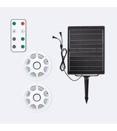 Ruban LED Extérieur Solaire 24V DC SMD2835 60 LED/m 40m IP65 Largeur 12mm Coupe 100 cm