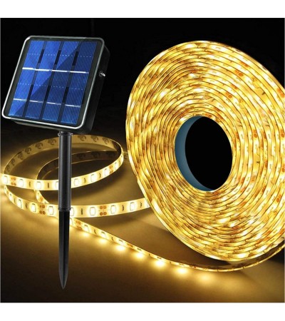Ruban LED Extérieur Solaire 3.7V DC 30LED/m 5m IP65 Largeur 8mm coupe tous les 3cms