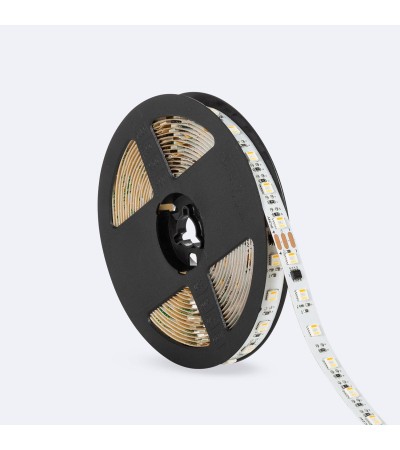 Ruban LED RGBWWIC Numérique SPI 24V DC 60LED/m 5m IP20 Largeur 12mm coupe tous les 10 cms