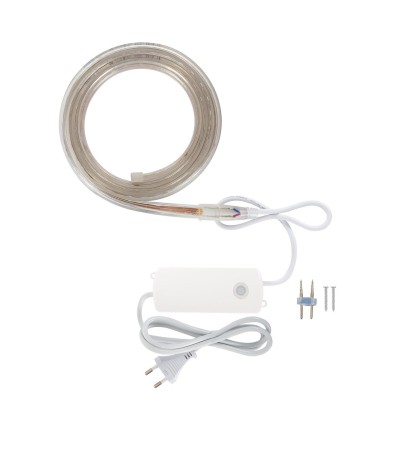 Ruban LED WiFi 220V AC 60LED/m Blanc Neutre IP65 sur Mesure Largeur 14mm Coupe tous les 100cm - 72191 - vue 2