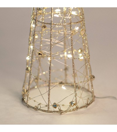 Sapin de Noel LED à Piles 40 cm Gylden - 109181 - vue 6