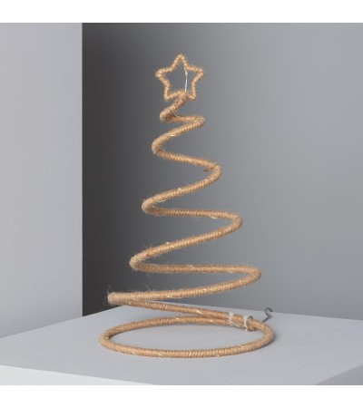 Sapin de Noël LED Corde Spiraly à Piles