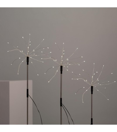Set de 3 Piquets LED Extérieur Solaire Pissenlits - 75394 - vue 2
