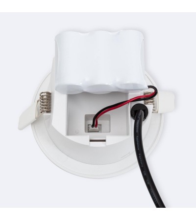 Eclairage de Secours LED Encastrable 120lm Non Permanent Rond Coupe à˜95 mm - 103916 - vue 6