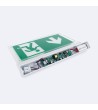 Signalisation de Secours LED en Saillie 60lm Permanent/Non Permanent Double Face - 103906 - vue 7