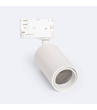 Spot à Douille sur Rail Triphasé Ágata Multiangle 10-50º pour Ampoule GU10