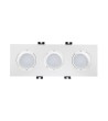 Spot Downlight Carré Inclinable GU10 6W Coupe 75x235mm PC - 78235 - vue 4