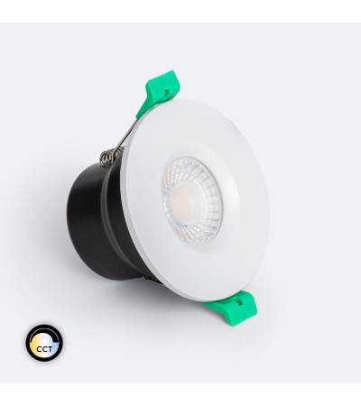 Spot Downlight Ignifuge LED 5-8W Rond Dimmable IP65 Coupe à˜ 65 mm Solid Design