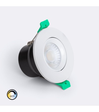 Spot Downlight Ignifuge LED 5-8W Rond Dimmable IP65 Coupe à˜ 65 mm Solid Design Ajustable