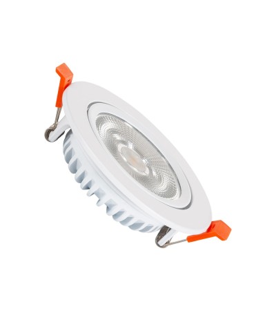 Spot Downlight LED 10W Rond COB CRI90 Slim Coupe Ø 90 mm