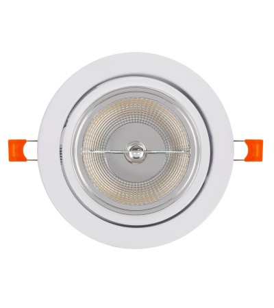 Spot Downlight LED 12W AR111 Slim Coupe Ø 120 mm - 97826 - vue 4