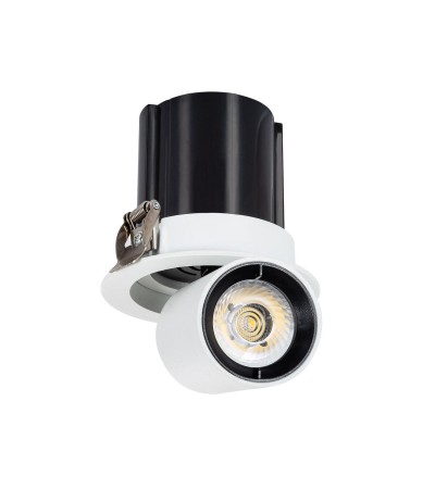 Spot Downlight LED 12W Rond Amovible LIFUD Coupe Ø 75mm - 78208 - vue 3