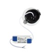 Spot Downlight LED 12W Rond Amovible LIFUD Coupe Ø 75mm - 78208 - vue 8