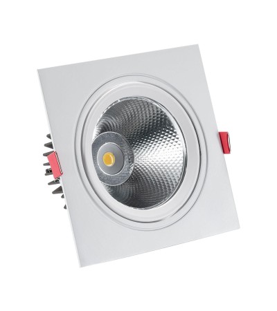 Spot Downlight LED 15W Carré Madison Coupe Ø 95 mm