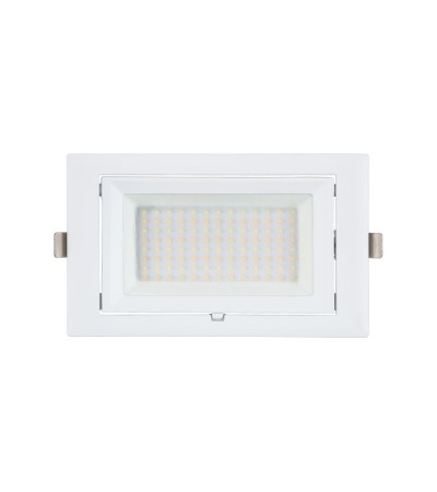 Spot Downlight LED 20W Rectangulaire Orientable SAMSUNG 130 lm/W LIFUD Coupe 210x125 mm - 63588 - vue 4