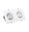 Spot Downlight LED 30W Rectangulaire Madison Coupe 260x120 mm - 68685 - vue 3