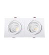 Spot Downlight LED 30W Rectangulaire Madison Coupe 260x120 mm - 68685 - vue 6