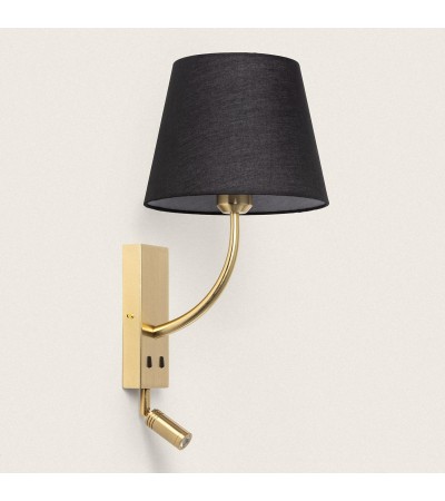 Applique Murale avec Flex LED de Lecture 2.5W Métal Gold-Teylo Conne