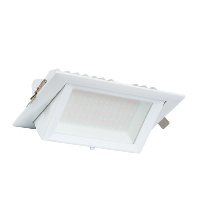 Spot Downlight LED 48W Rectangulaire Orientable SAMSUNG 130 lm/W LIFUD Coupe 210x125 mm