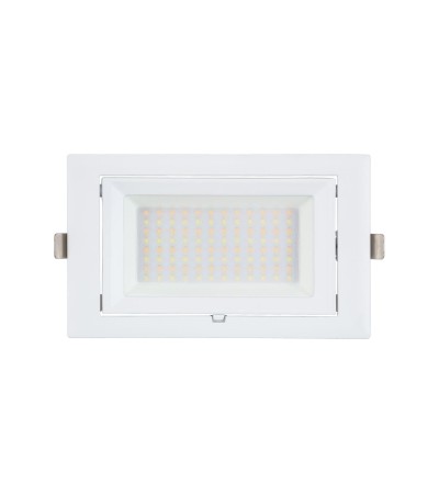 Spot Downlight LED 48W Rectangulaire Orientable SAMSUNG 130 lm/W LIFUD Coupe 210x125 mm - 63580 - vue 2
