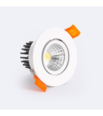 Spot Downlight LED 5W Rond Dimmable Dim to Warm Coupe  Ø 50 mm
