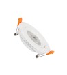 Spot Downlight LED 5W Rond SOLID Slim Coupe Ø 75 mm - 80174 - vue 1
