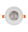 Spot Downlight LED 7W Rond SOLID Slim Coupe Ø 95 mm - 81149 - vue 2