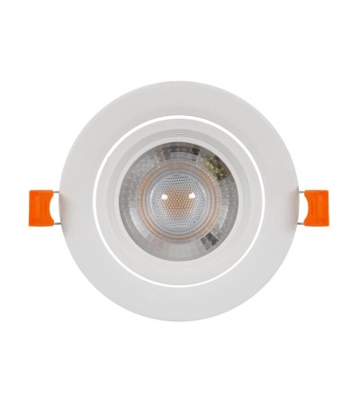 Spot Downlight LED 7W Rond SOLID Slim Coupe Ø 95 mm - 81149 - vue 4