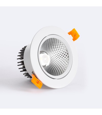 Spot Downlight LED 9W Rond Dimmable Dim to Warm Coupe  Ø 90 mm
