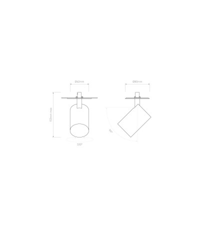 Plafonnier Encastrable Aqua Blanc - 106509 - vue 4