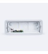 Éclairage de Secours LED Encastrable 160lm Permanent/Non Permanent Coupe 155x400 mm - 103913 - vue 6