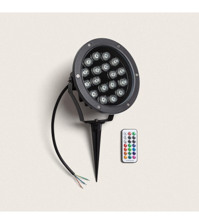 Spot Extérieur LED 18W RGB Colmar sur Piquet - 95426 - vue 2