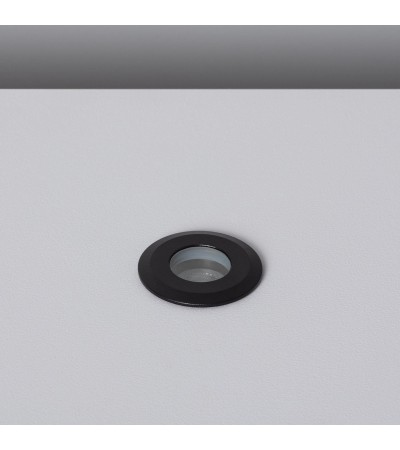 Spot Extérieur LED Encastrable au sol 12V DC Noir Tiziano - 87323 - vue 1
