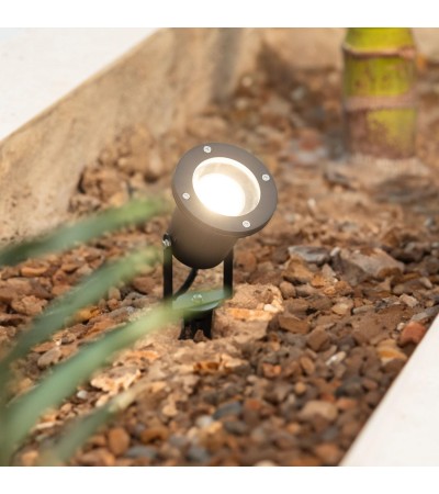 Spot Extérieur LED sur Piquet Faro pour Ampoule GU10 - 101438 - vue 3
