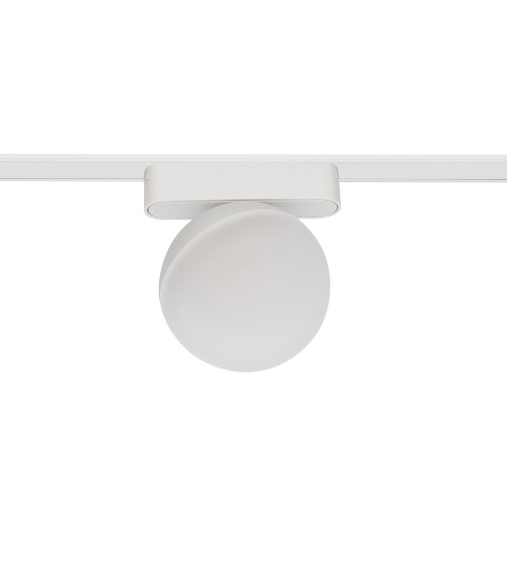 Spot LED sur Rail Magnétique 25mm Extra-Plat 10W 48V Ø100 mm Blanc - 98332 - vue 1