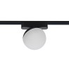 Spot LED sur Rail Magnétique 25mm Extra-Plat 10W 48V Ø100 mm Noir - 98329 - vue 1