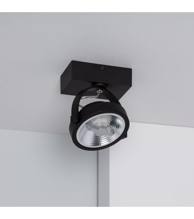 Spot LED 15W CREE en Saillie Orientable AR111 Dimmable Noir