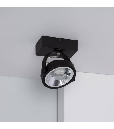 Spot LED 15W CREE en Saillie Orientable AR111 Dimmable Noir - 4750 - vue 3